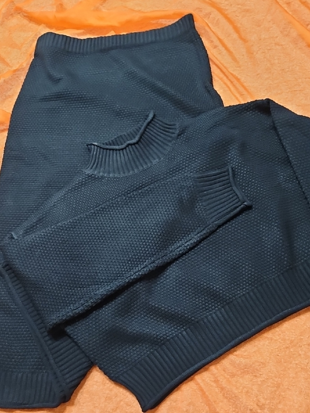Talulah Cropped Sweater Top & Skirt Set